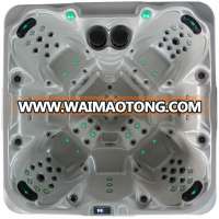 Hot sale USA acrylic 7 persons massage hot tub