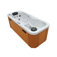 China Factory High Quality 2 Person Indoor White Half-Cage Type Acrylic Bathtub